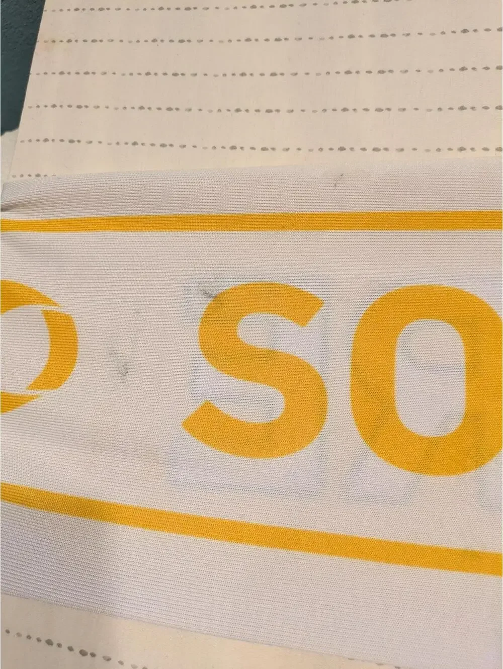 Adidas MLS Scarf - Kicks Against Cancer - Yellow & White